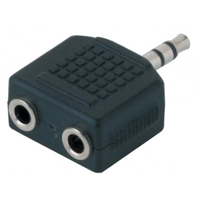 Adapter 2 x 3.5mm Stereo Jack - 1 x 3.5mm Stereo Jack 